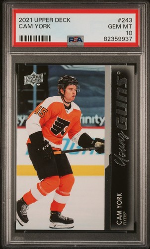 2021-2022 Upper Deck Cam York #243 PSA 10