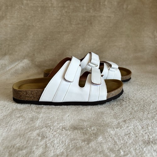 Women Slides Sandal Comfortable Slip on Shoes for Walking Summer Beach Sz 38/7.5 - Picture 2 of 7