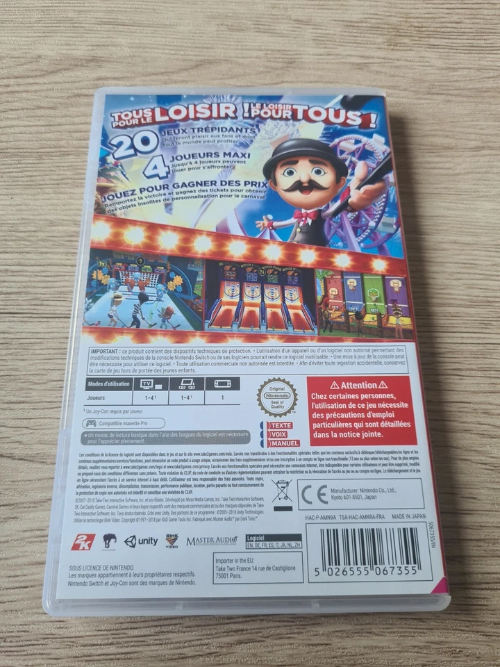 Jeu Nintendo Switch Carnival Fete Foraine, photo 2 sur 3