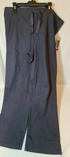 Cherokee workwear scrubs unisex Drawstring Cargo Pants grey medium 4100