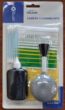 Bower- Deluxe Camera  LCD Screen Cleaning Kit-brush, Solution, Lens Cloth- NEW