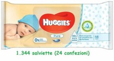 Huggies Wipes Box of 10packs with 99 Pure Water Unscented 56 Wipes Ct Brand New