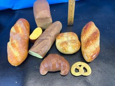 Lot of Faux Fake Display Loaves of Bread Replica Lot of Random Types