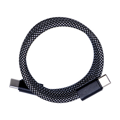 USB-C to C Anti-Tangle Self-Shrink Braided Fast Charging Cable for iPhone 17/16