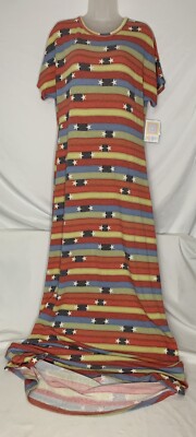 knee length dresses for ladies Lularoe Women's Maria Maxi Dress Xs
