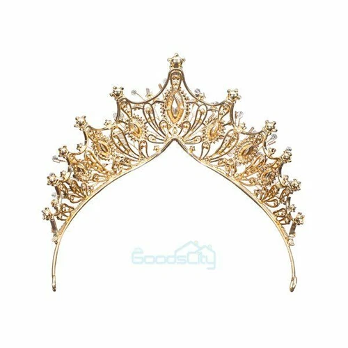 Coronas Tiaras Cristal Perla Novia Boda Corona para Mujer Princesa Tiara - Imagen 52 de 76