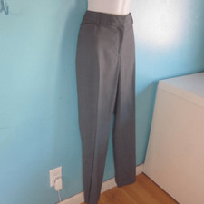 Brooks Brothers Lucia Fit Womens Wool Size 12 Blue Mini Houndstooth Check Pants