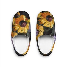 Women's Indoor House Slippers Daisy Art Anti Skid Cottagecore
