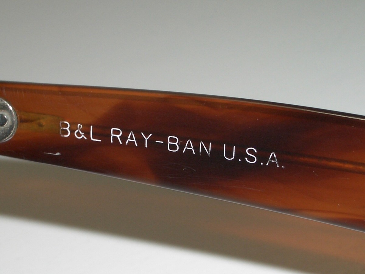 VINTAGE B&L RAY-BAN 40 YEARS SPECIAL EDITION G15 TORT WAYFARERS