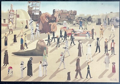 The Mos Eisley Spaceport by Max Dalton Star Wars Poster