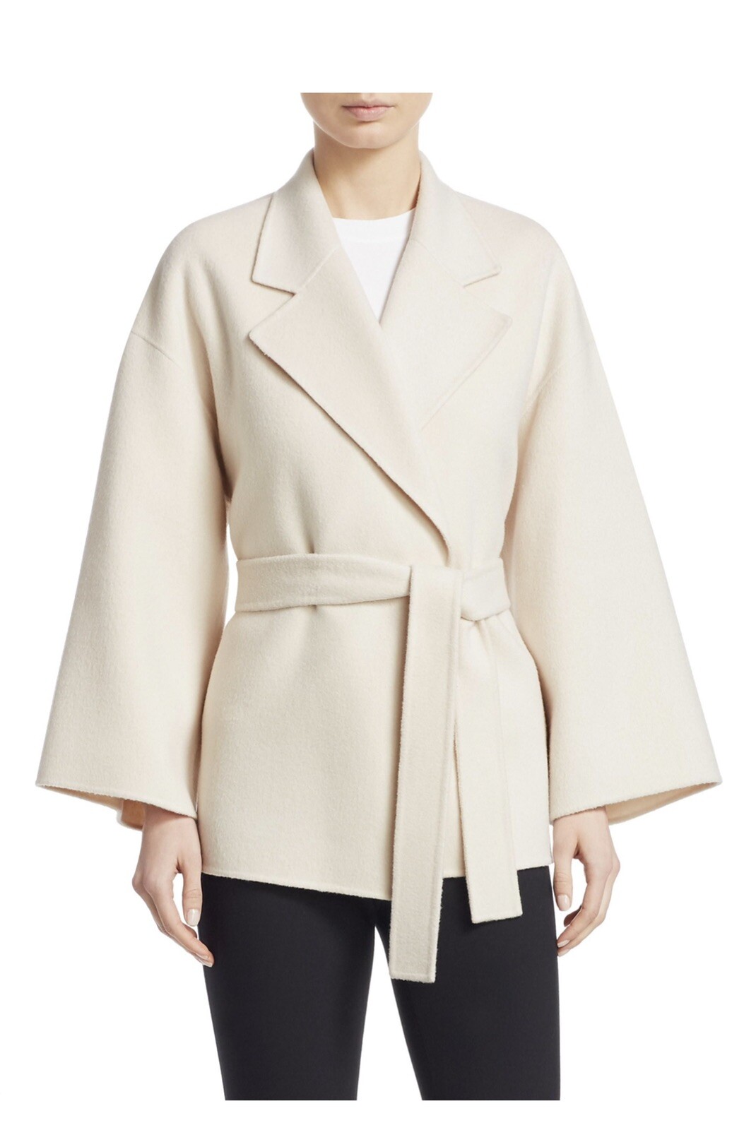 Theory Wool \u0026 Cashmere Belted Robe 