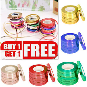 50 METERS FREE P&P SWIRL TIE STRING 15 CURLING COLOUR BALLOON CURLING RIBBON