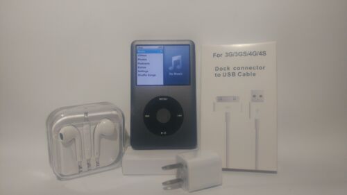 Apple iPod Classic 5, 5.5, 6, & 7th Generation 30GB, 60GB, 80GB, 120GB, 160GB - Picture 1 of 12