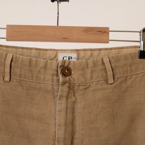 Herren C.P. Company 52% Leinen Beige Shorts Größe 52 6339 - Bild 2 von 6