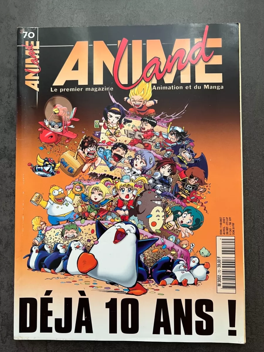 Animeland Anime Land Magazine Number 70 Already 10 Years Manga Animation