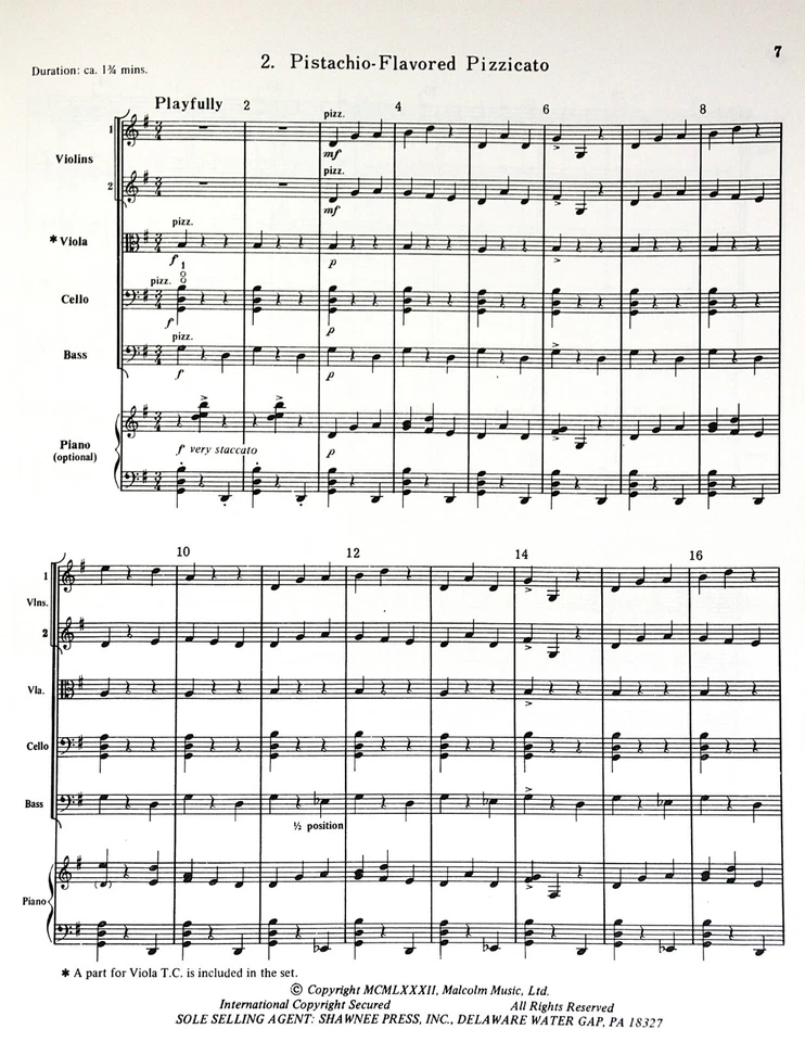 Two Pieces for Young Strings by Kirk Beecher - Image 3 of 3