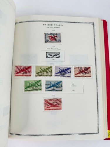 1973 1974 Scott Minuteman Album With US Collection Remnant 100s Stamps Stamp - Picture 13 of 16