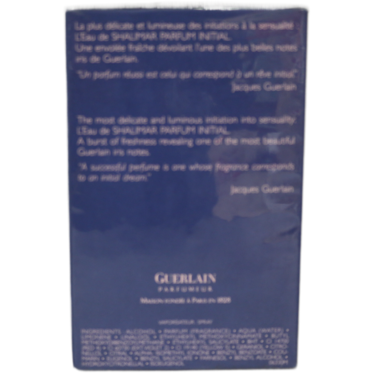 Guerlain Shalimar Parfum Initial L'Eau EDT Spray 3.4 oz / 100 ml