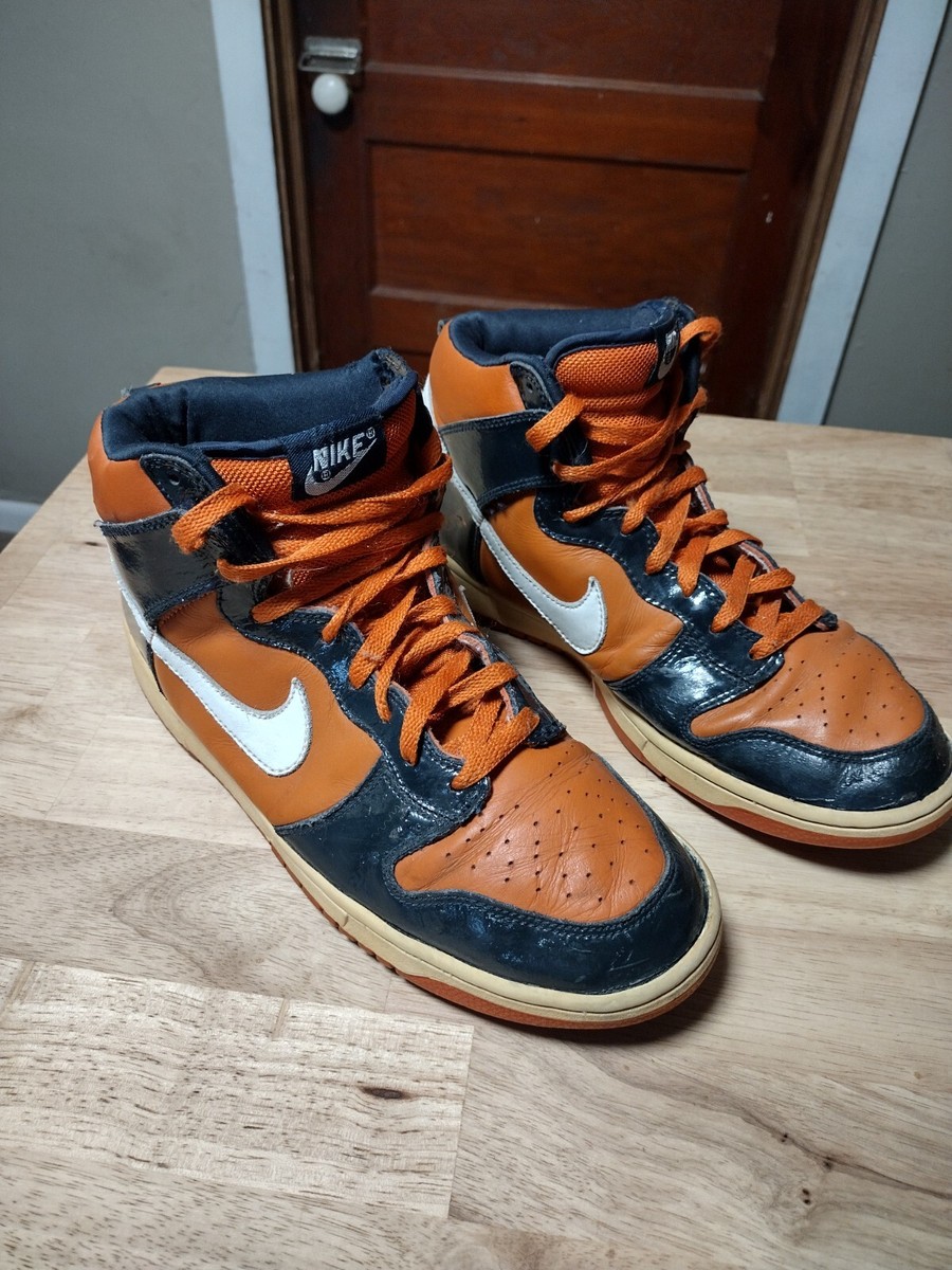 Size 10.5 - Nike Dunk High Orange - 305287-811 | eBay