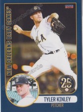 2018 New Orleans Baby Cakes Tyler Kinley RC Rookie Miami Marlins