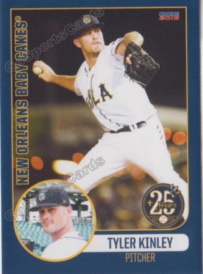 2018 New Orleans Baby Cakes Tyler Kinley RC Rookie Miami Marlins