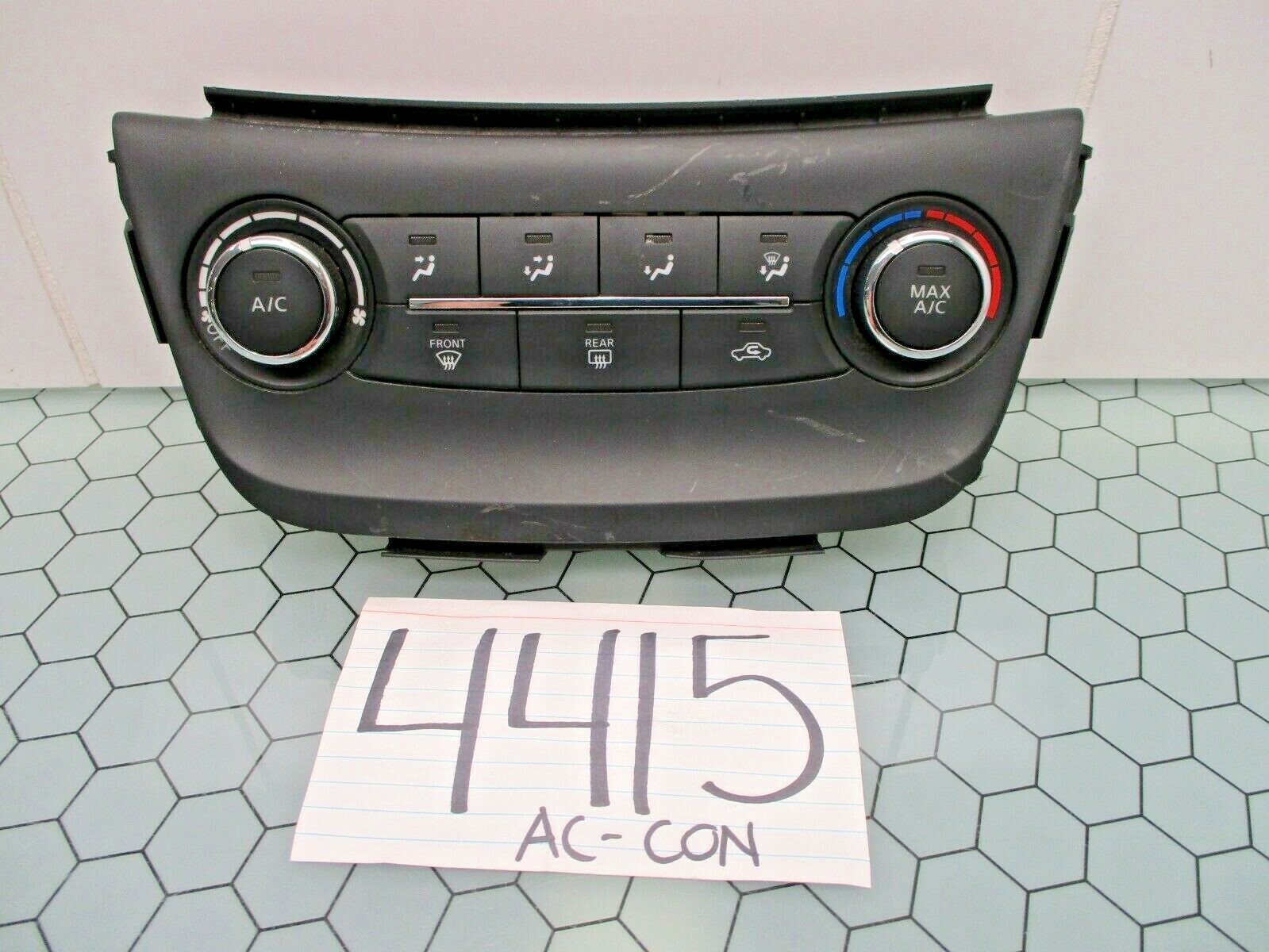 2015 2016 2017 Nissan Sentra AC and Heater Control Used Stock #4415-AC