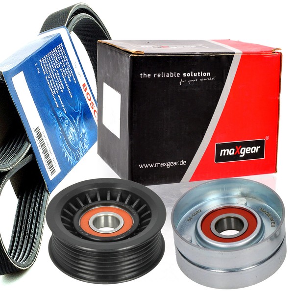 Bosch 7PK2060 Keilrippenriemen + Rolle FüR Honda Civic Viii 1.8 103 Kw-image