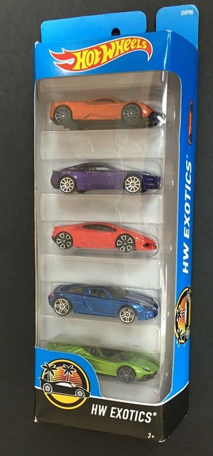 Hot Wheels HW Exotics 5 Pack New, In Original Packaging | eBay