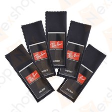 5x Rayban Sunglasses Eyeglass Microfiber Lens Cleaning Cloth - Black