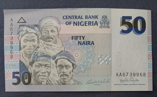 NIGERIA - 2006 - 50 NAIRA - BANKNOTE - AA6739968 - CIRCULATED