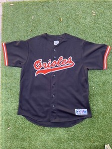 BALTIMORE ORIOLES CAL RIPKEN JERSEY MAJESTIC XL ALL SEWN ON MADE IN USA 1994