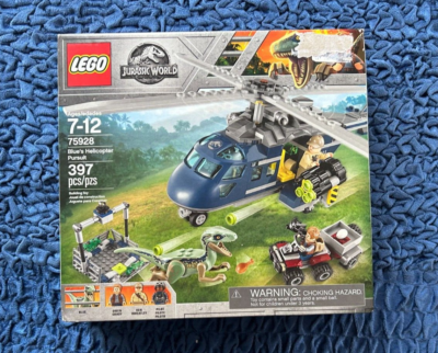 LEGO Jurassic World: Blue's Helicopter Pursuit (75928) – Brand New