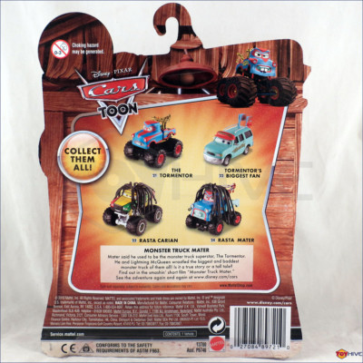 Disney Pixar Cars Toon Rasta Mater Deluxe Monster #24 by Mattel | eBay