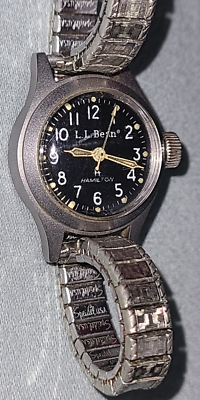 Vtg Bean Hamilton 870980 Ladies' Field Watch, Speidel stretch