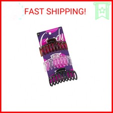 Goody Classics Large Sprial Claw Clips , Assorted Colors - Great for Easily Pull