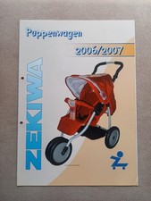 Katalog, Werbung über ZEKIWA Puppenwagen von 2006/2007 Broschüre 21x29,7 cm