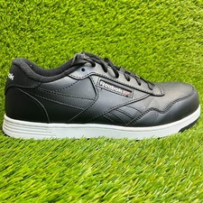 Reebok Club MEMT Mens Size 11M Black Leather Composite Toe Safety Work Shoes