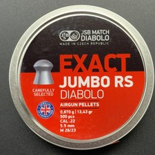 JSB JUMBO RS EXACT .22 Caliber Air Gun Pellets