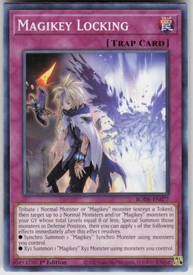 MAGIKEY LOCKING BODE-EN077 COMMON / SHORT PRINT YU-GI-OH LIGHTLY PLAYED