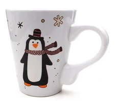 California Pantry  Coffee Tea Mug Cup Penguin Christmas Holiday  