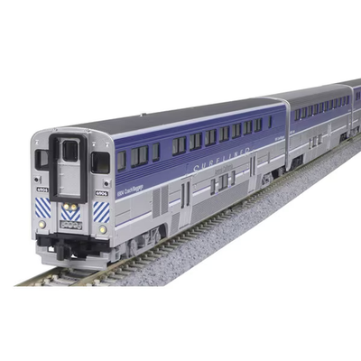 KATO 106-9010 N Amtrak SC-44 & Amtrak Pacific Surfliner LOCO & 8