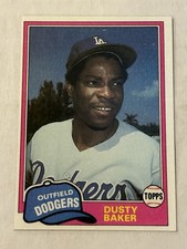 Dusty Baker Plus 23 Dodgers Cards~Mint Condition~ships Free
