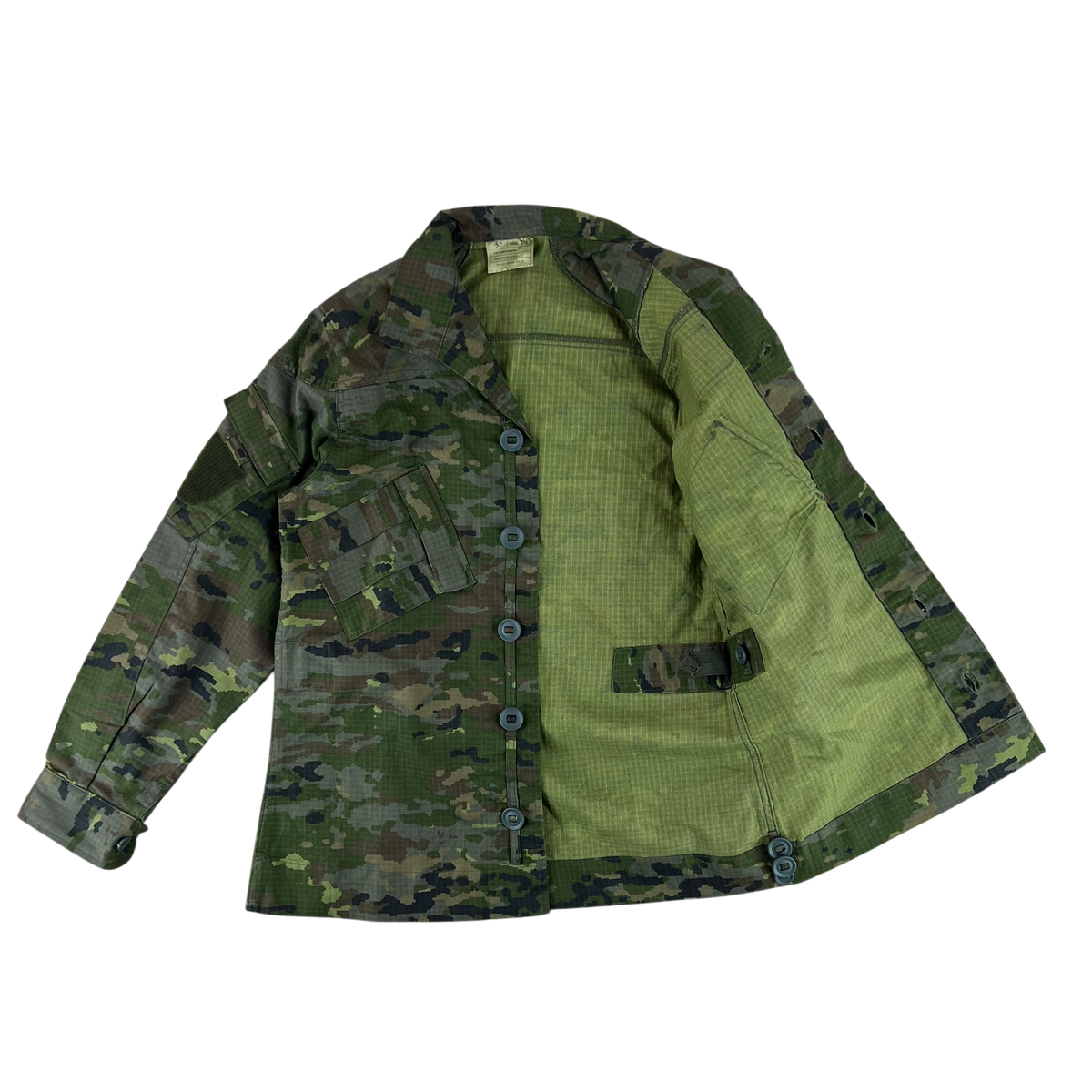 Spanish Army Jacket M09 Camouflage Pixel Leaf Woodland Ripstop