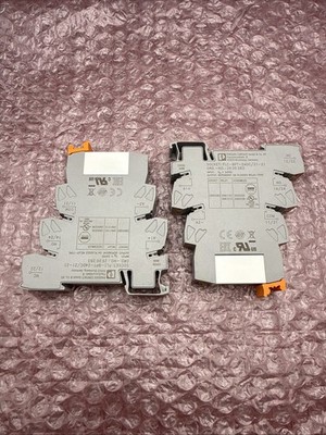 Phoenix Contact 2900330 PLC Relay Module with Push-In Connect - Pack of Two NEW