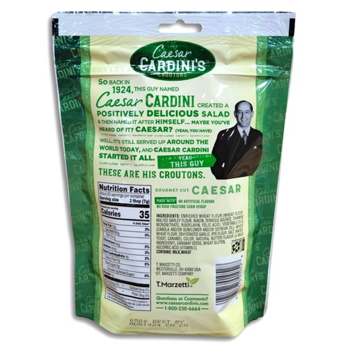 Gourmet Cut Caesar Croutons Value Pack   5 Ounce Bag | Pack of 6 - Bild 4 von 6