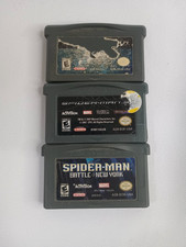 Lot of 3 Spider-man GBA Games Spider-man + Spider-man 3 + Battle for New York