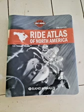 Harley Davidson Ride Atlas Of North America 2nd Edition Rand McNally 2007