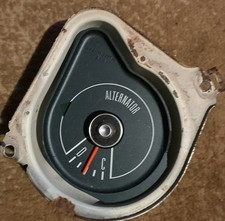 1969 1970 Mustang Boss Gt Mach 1 Orig Deluxe Dash Alternator Gauge C9zf-10671-a