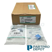 50PCS Blue Cat6 Keystone Jack Module For Panduit NetKey NK688MBU Free shipping