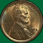 1913 Lincoln Wheat Cent Brilliant Uncirculated BU Coin, Light Scratch #43835